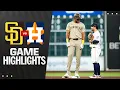 Padres vs Astros Game Highlights 25 MLB Highlights