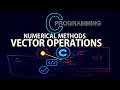 C-PROGRAMMING - Vector Operations addition Multiplication distance