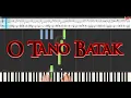 Download Lagu O Tano Batak - Piano Instrumental [Piano Cover]