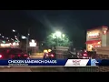 Lines around the block for chicken sandwiches