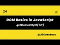 DOM Basics in JavaScript JS Tutorial for Beginners to Advanced JDCodebase