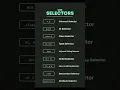 All CSS Selectors