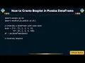 How to Create Boxplot in Pandas DataFrame