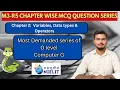 Chapter-2 Problem Solving Through Python Language MCQ Important question for O level Exam M3R5