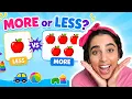 More or Less for Kids Fun Preschool Math with Zara