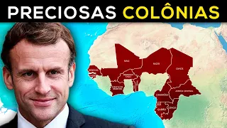 Como a FRANÇA mantém 14 COLÔNIAS na África?