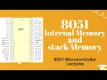 internal memory and stack of 8051