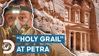 Josh Gates Discovers The Holy Grail At Petra Expedition Unknown
