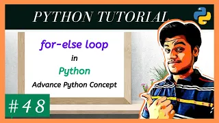 For Else Loop In Python Using Else With For Loop Advance Python Tutorial