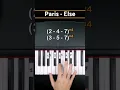 Paris - Else - PianoTutorial #shorts