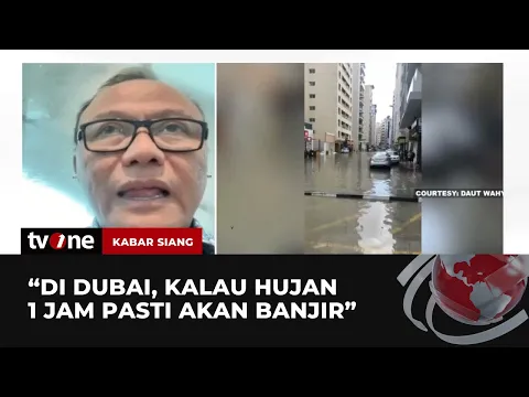 Dubai Terendam Banjir Usai Diguyur Hujan Terderas Selama 75 Tahun