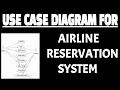 Use case diagram for airline reservation system in uml Online airline ticket booking system