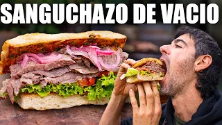 No existe una mejor manera de comer Vacío: Sandwich Extremo | Locos X el Asado