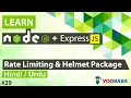 ExpressJS NodeJS Rate Limiting Helmet Package Tutorial in Hindi Urdu