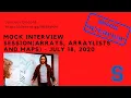 Mock Interview Session - July 18 2020