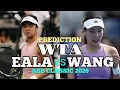 Alexandra Eala vs Xinyu Wang ASB Classic 2026 Tennis Predictions