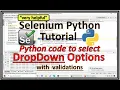 Selenium Python Dropdown Selenium With Python-Dropdown in Selenium Webdriver Python-Dropdown List