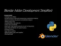Blender Addon Development Simplified