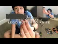 Two Different Ways to Make a LEGO Butterfly Knife Balisong