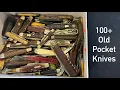 I paid 130 for all these old pocket knives - knife reveal eBay lot