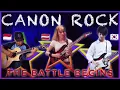 Canon Rock Battle: 🇮🇩 Alip Ba Ta vs 🇱🇻 Laura Lace vs 🇰🇷  Sungha Jung | WhiteBeanieGuy