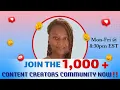 Download Lagu 𝐁𝐞 𝐢𝐧 𝐭𝐡𝐞 𝐑𝐎𝐎𝐌‼️| 1,000 + New Content Creators Community.
