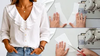 How to Sew a Perfect V-Neck | Easy Step-by-Step Tutorial for Beginners