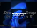 Download Lagu Drag and Drop Feature in WINDOWS 11 22H2 🤩