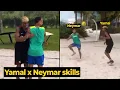 Download Lagu Kijk eens naar hun vaardigheden als Lamine Yamal en Neymar Jr. samenspelen in zijn huis in Brazil...