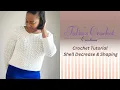 Crochet Tutorial Shell Decrease Shaping