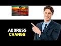 How Do I Change My Address with the California DMV