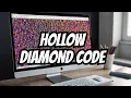 C Program to Print Hollow Diamond Pattern in C Programming Language Tutorial