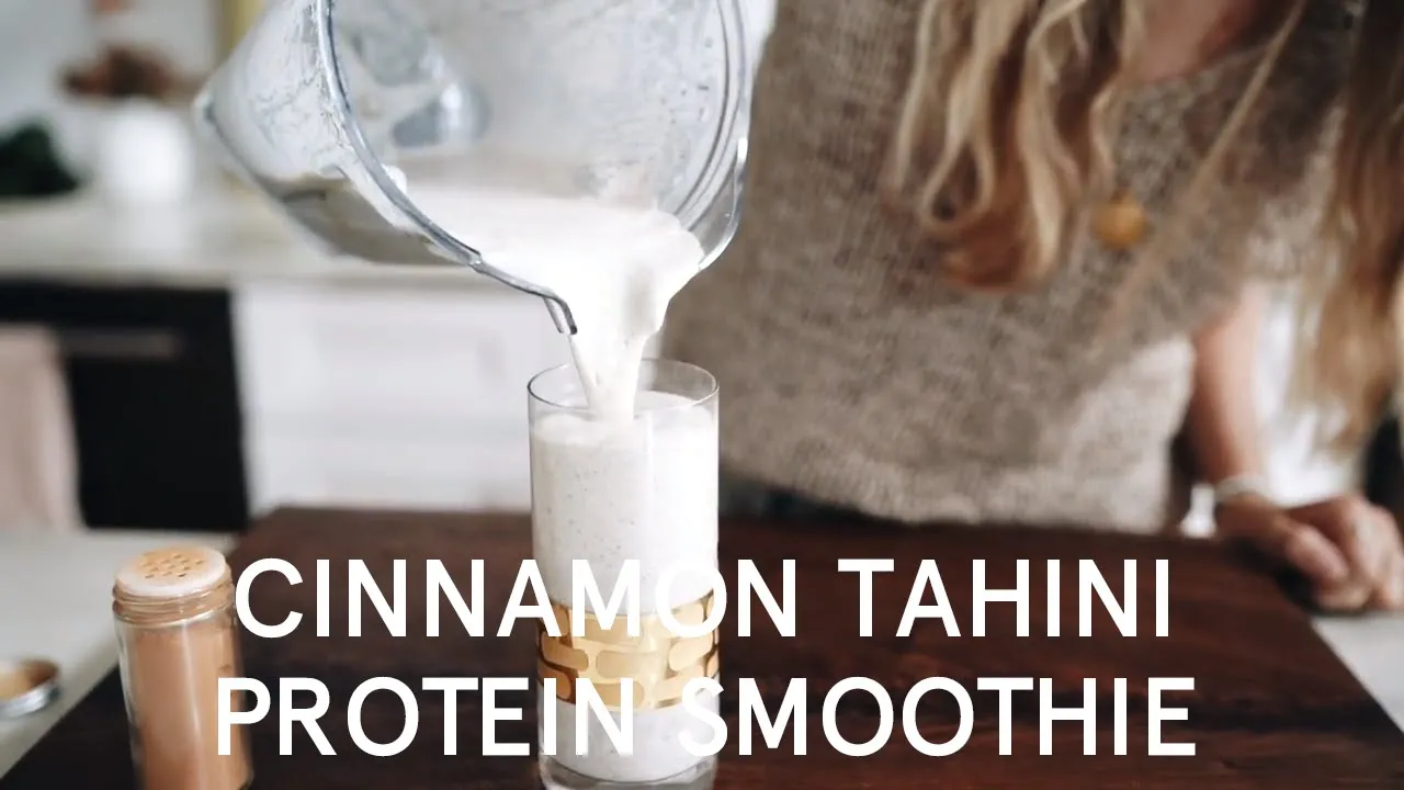 Cinnamon Tahini Protein Smoothie   Nutrition Stripped