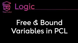 Logic Free and Bound Variables