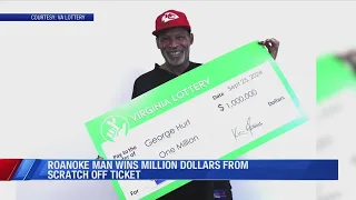 Man wins 1M on Virginia Lottery scratch-off in Roanoke