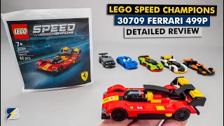 LEGO Speed Champions 30709 Ferrari 499P Hypercar polybag detailed review & comparison