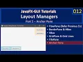 JavaFx Layouts Part 5 - Anchor Pane JavaFx GUI Tutorial