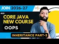 Inheritance in Java Part-3 Types of Inheritance Diamond Problem Multiple Inheritance Hindi