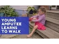 Download Lagu Young amputee learns to walk