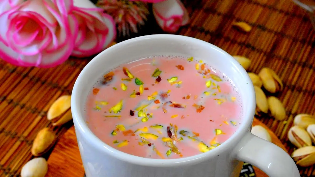 Kashmiri Chaye banaye aur 1 month tak istemal karen   Pink Tea Recipe       