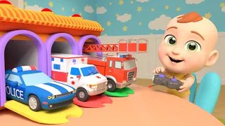 Cars Go Tick Tock! Hickory Dickory Dock | Funny Nursery Rhymes & Kids Songs