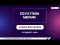 132 Pattern Medium Module Stack And Queue In English Java 15