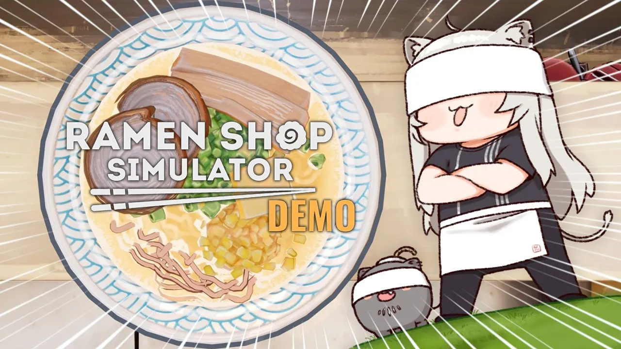 麺屋ぼたん ようつべ支店 ― Ramen Shop Simulator demo【獅白ぼたん/ホロライブ】