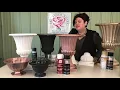How to use paint to upgrade plastic urns