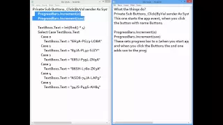 Visual Basic Programming w Shadow Games - TextBox app