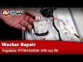 Frigidaire Washer Repair - Continuously Drains Error Codes E1 E2