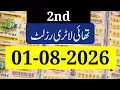 Thailand Lottery Result Today 1 August 2026 Thai Lottery Result today 2026 Thailand Lottery Result