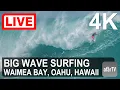 Live Now Big Waves and Big Wave Surfing in 4K North Shore Oahu Hawaii