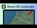 How to use terrain editor in Roblox Studio Landmass Engine