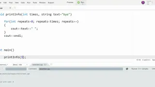 Default Parameters in Functions